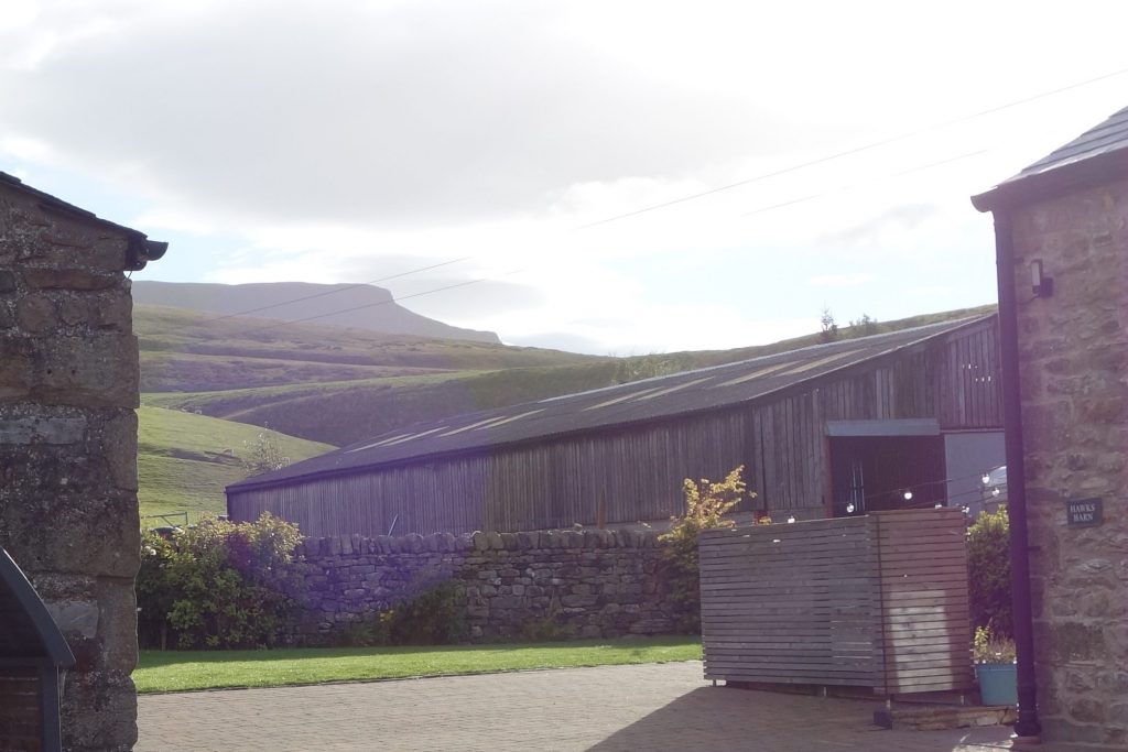 View of Pen-y-ghent, one of the Yorkshire 3 Peaks Challenge hills.  Photo taken from Hawks Barn. 